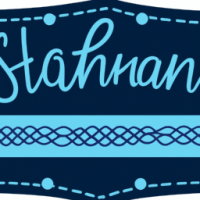 Logo with the name Hannah Stitches